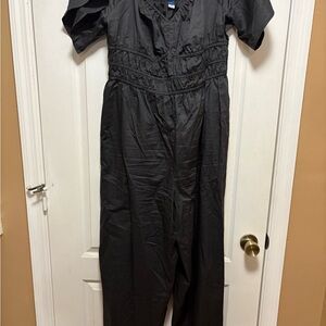 Old Navy Black Jumpsuit Versatile Matte Finish